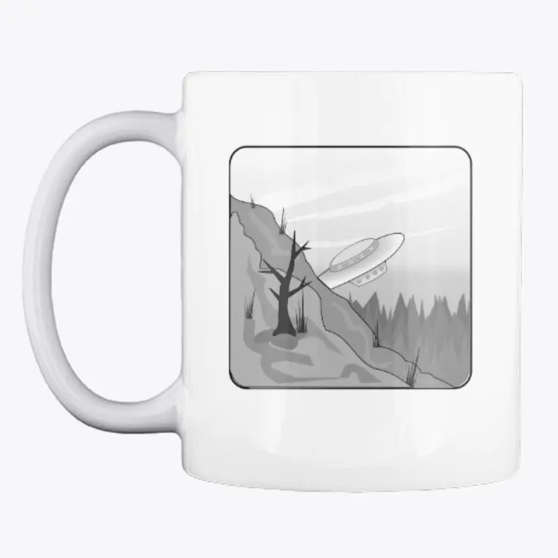 Taza OVNI UFO cerro